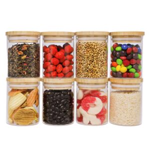 Set de frasco de almacenamiento de vidrio hermético