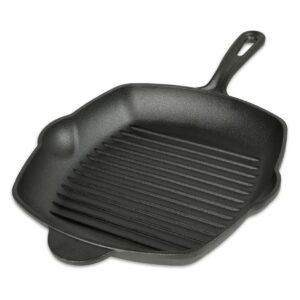 Sartén grill de hierro fundido