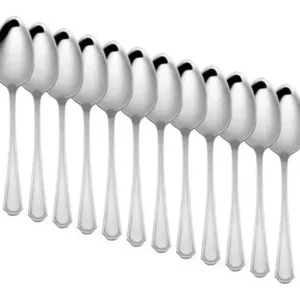 Juego Con 12 Piezas Cucharas Soperas Acero Inoxidable Lion Color del mango Cromado