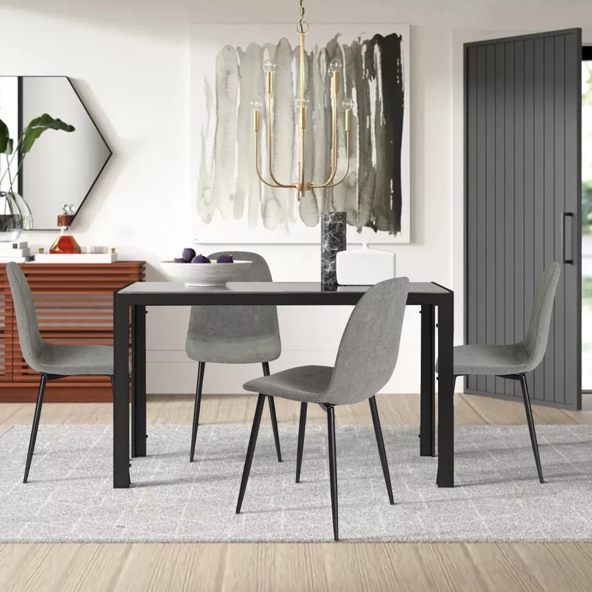 Juego De 4 Sillas De Comedor Escandinavo - Image 3
